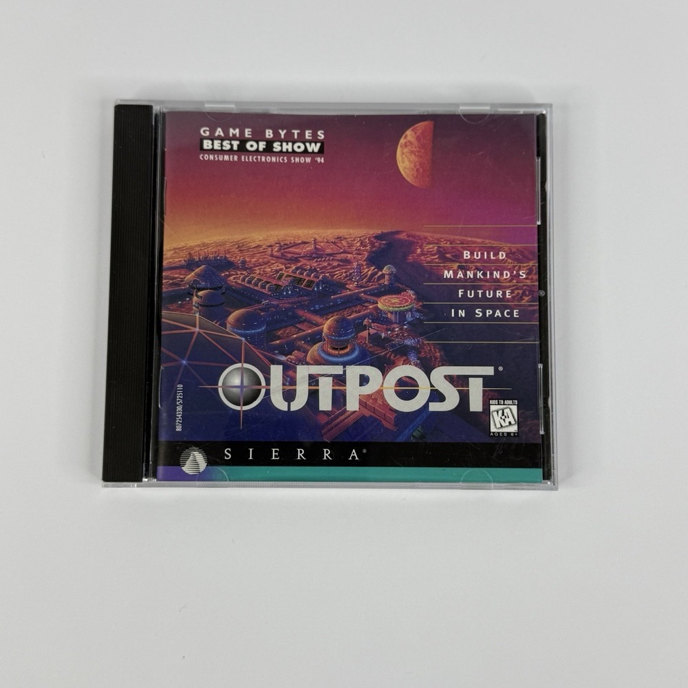 Outpost (PC, CD-ROM, Sierra 1996) Complete with Jewel Case -‎ Tested Working